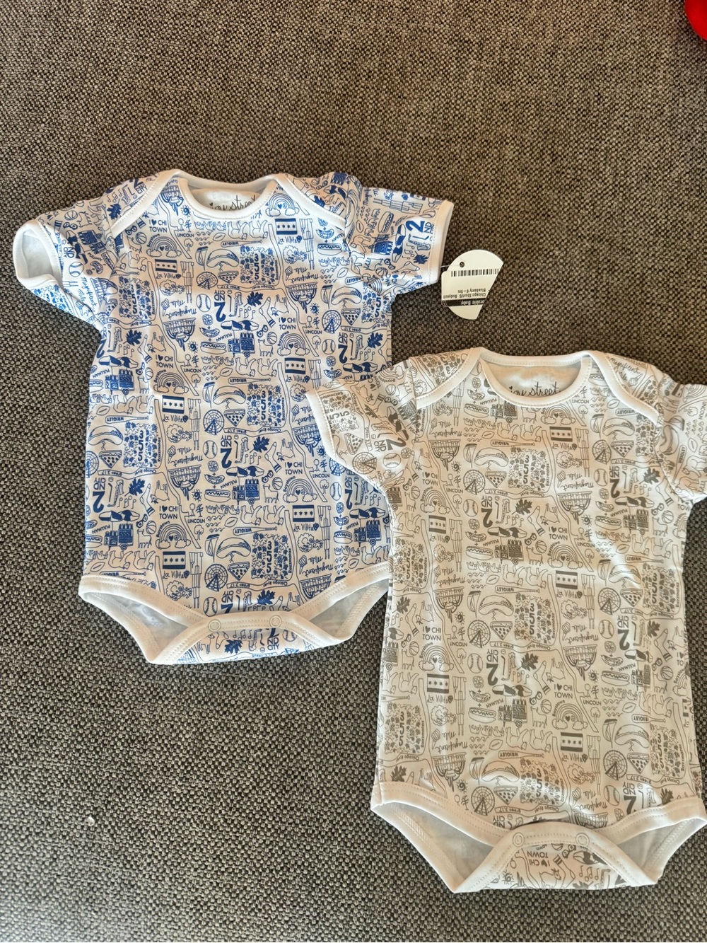 NEW Joy Street Chicago themed onesies
